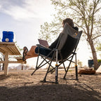 Smooth Motion RoadTrip Rocker - Choice 855 - Patented Spring-Action Rocking Chair for Camping Detail