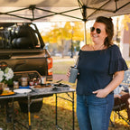 Slim-Fold Slim-Fold Table XL - Choice 651 - Master Outdoor Kitchen Station for Tailgating & BBQ Detail