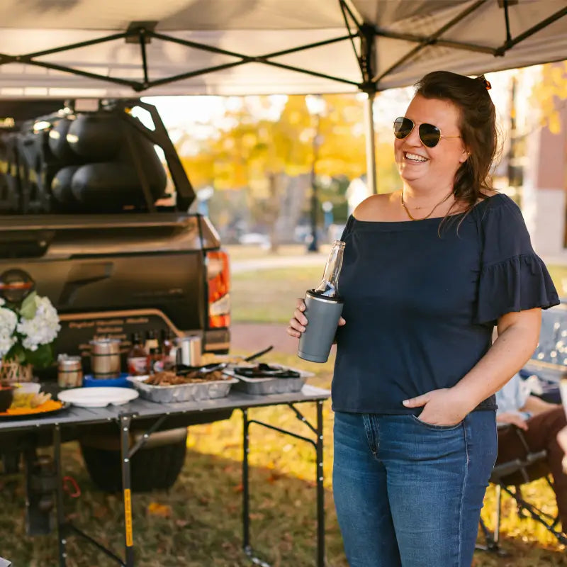 Slim-Fold Slim-Fold Table XL - Choice 651 - Master Outdoor Kitchen Station for Tailgating & BBQ Detail