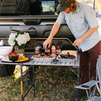 Multi-Functional Cook Slim-Fold Table - Choice 196 - Master Outdoor Kitchen Station for Tailgating & BBQ Detail