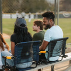Premium All-Weather Stadium Rock-Cliner - Choice 540 - Freestyle Rocker Portable Outdoor Folding Chair Detail