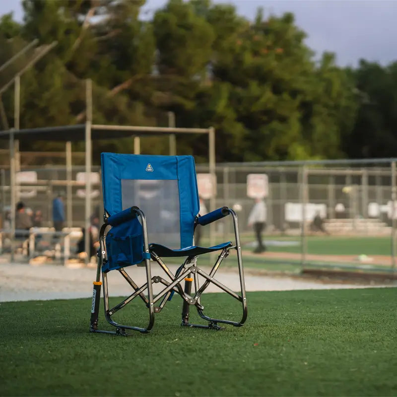 Patented Spring-Action Stowaway Rocker - Choice 794 - Patented Spring-Action Rocking Chair for Camping Detail
