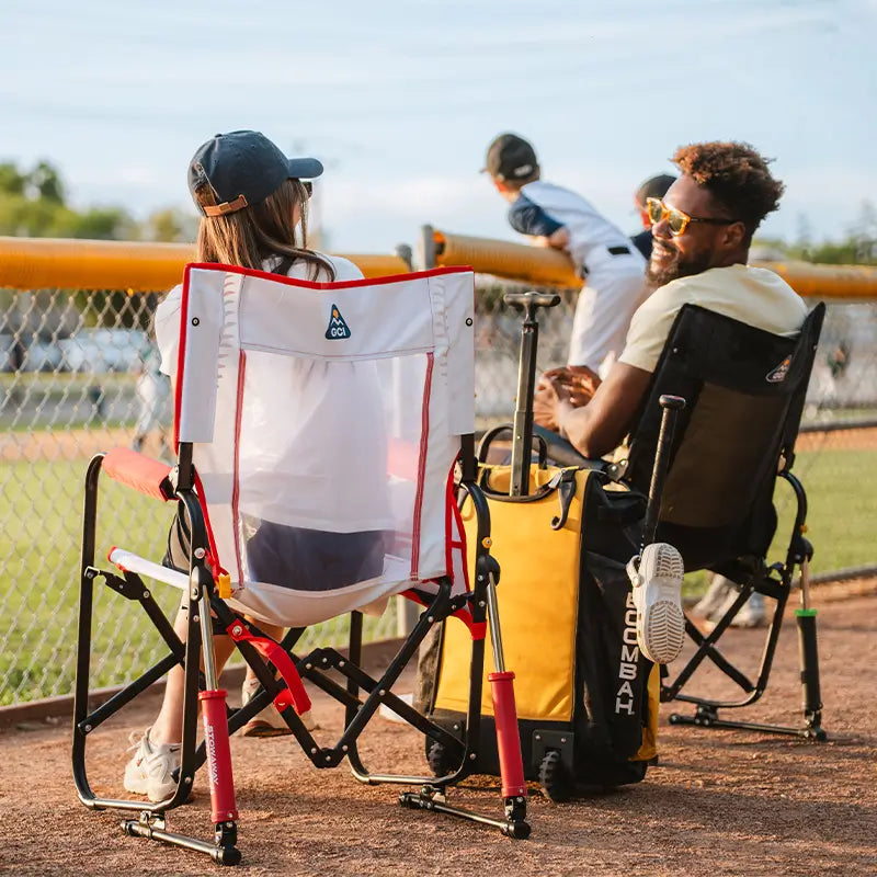 Patented Spring-Action Stowaway Rocker - Choice 794 - Patented Spring-Action Rocking Chair for Camping Detail