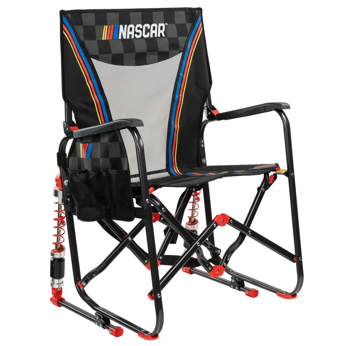 Premium All-Weather Adjustable Rocker - NASCAR - Choice 899 - RoadTrip Rocker Smooth Motion Camp Chair - Default Title