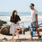 Patented Spring-Action Beach Rocker - Choice 712 - Heavy-Duty Kickback Rocker with Beverage Holder Detail
