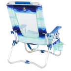 Reclining Beach Bi-Fold Beach Chair - Choice 601 - Portable Heavy-Duty Low Boy Chair for Ocean Side Detail