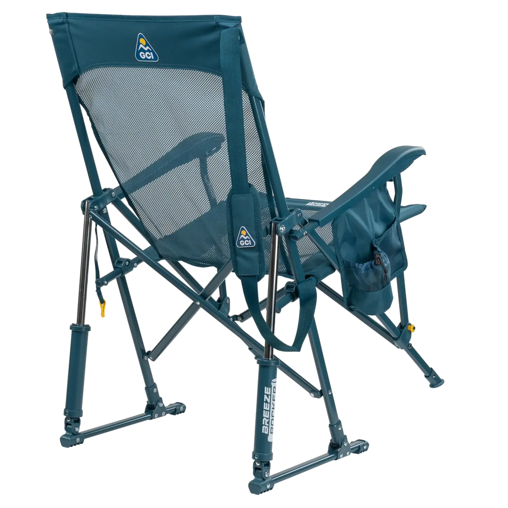 Premium All-Weather BreezeRocker - Choice 504 - Patented Spring-Action Rocking Chair for Camping Detail
