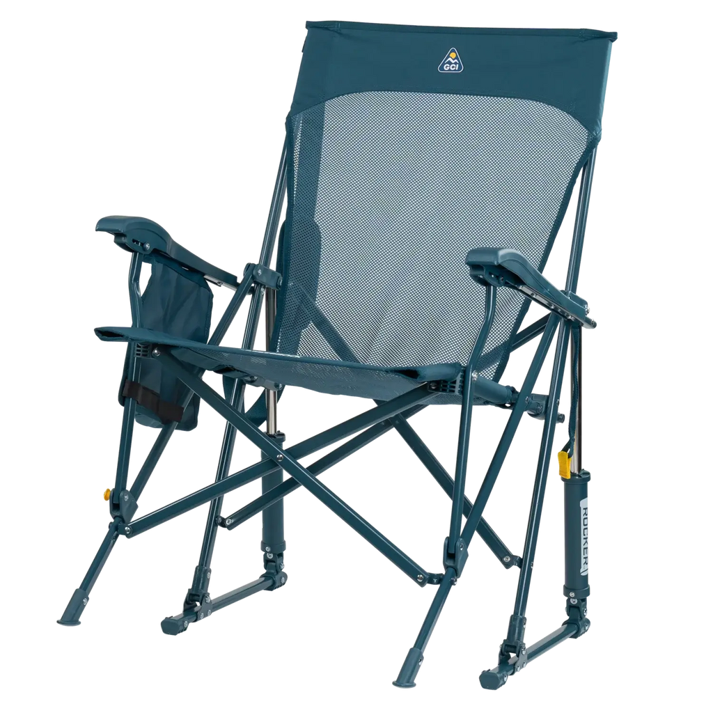 Premium All-Weather BreezeRocker - Choice 504 - Patented Spring-Action Rocking Chair for Camping Detail