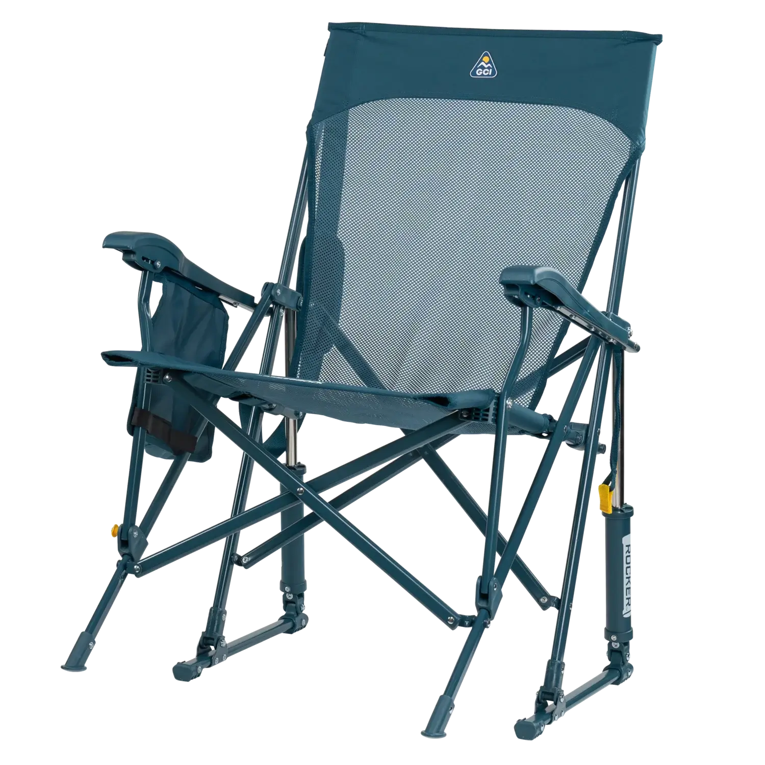 Premium All-Weather BreezeRocker - Choice 504 - Patented Spring-Action Rocking Chair for Camping Detail
