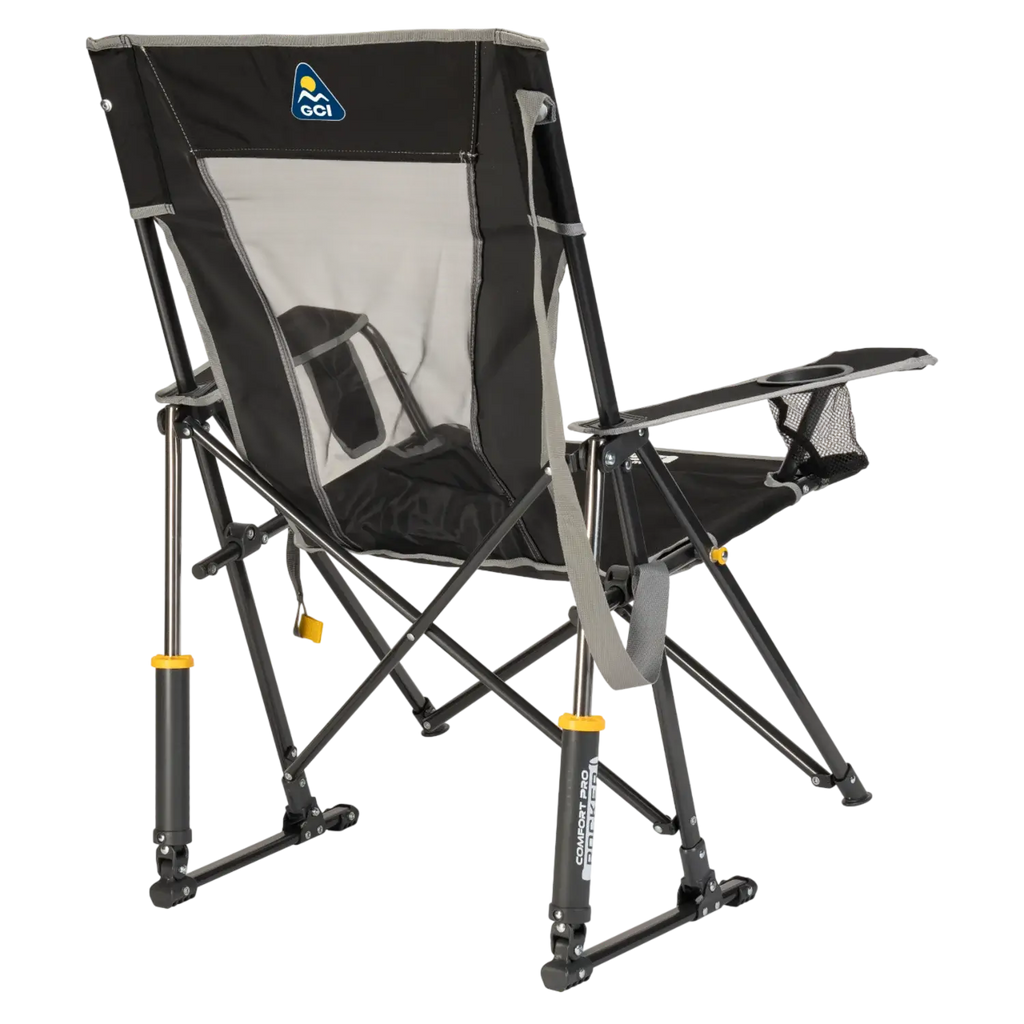 Heavy-Duty Freestyle Comfort Pro Rocker - Choice 375 - Heavy-Duty Kickback Rocker with Beverage Holder Detail