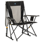 Heavy-Duty Freestyle Comfort Pro Rocker - Choice 375 - Heavy-Duty Kickback Rocker with Beverage Holder - Black