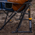 Heavy-Duty Freestyle Comfort Pro Rocker - Choice 375 - Heavy-Duty Kickback Rocker with Beverage Holder Detail