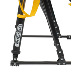 Patented Spring-Action College Comfort Pro Rocker - Iowa Hawkeyes - Choice 249 - Heavy-Duty Kickback Rocker with Beverage Holder Detail