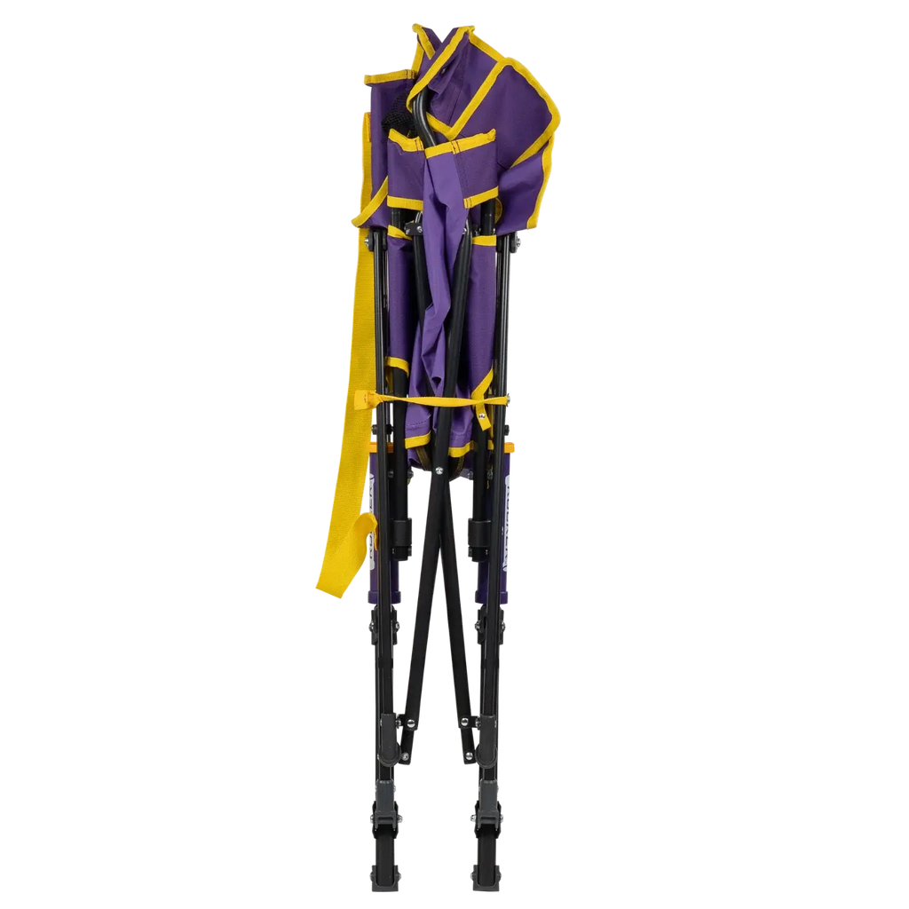 Premium All-Weather College Comfort Pro Rocker - LSU Tigers - Choice 880 - Heavy-Duty Kickback Rocker with Beverage Holder Detail