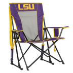 Premium All-Weather College Comfort Pro Rocker - LSU Tigers - Choice 880 - Heavy-Duty Kickback Rocker with Beverage Holder - Default Title