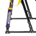 Premium All-Weather College Comfort Pro Rocker - LSU Tigers - Choice 880 - Heavy-Duty Kickback Rocker with Beverage Holder Detail