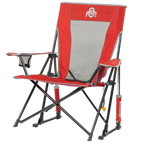 Patented Spring-Action College Comfort Pro Rocker - Ohio State Buckeyes - Choice 676 - Patented Spring-Action Rocking Chair for Camping Detail