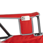 Patented Spring-Action College Comfort Pro Rocker - Ohio State Buckeyes - Choice 676 - Patented Spring-Action Rocking Chair for Camping Detail