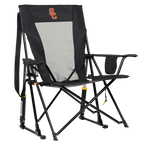 Premium All-Weather College Comfort Pro Rocker - USC Trojans - Choice 856 - RoadTrip Rocker Smooth Motion Camp Chair - Default Title
