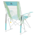 Heavy-Duty Freestyle Comfort Pro Rocker - Choice 375 - Heavy-Duty Kickback Rocker with Beverage Holder Detail