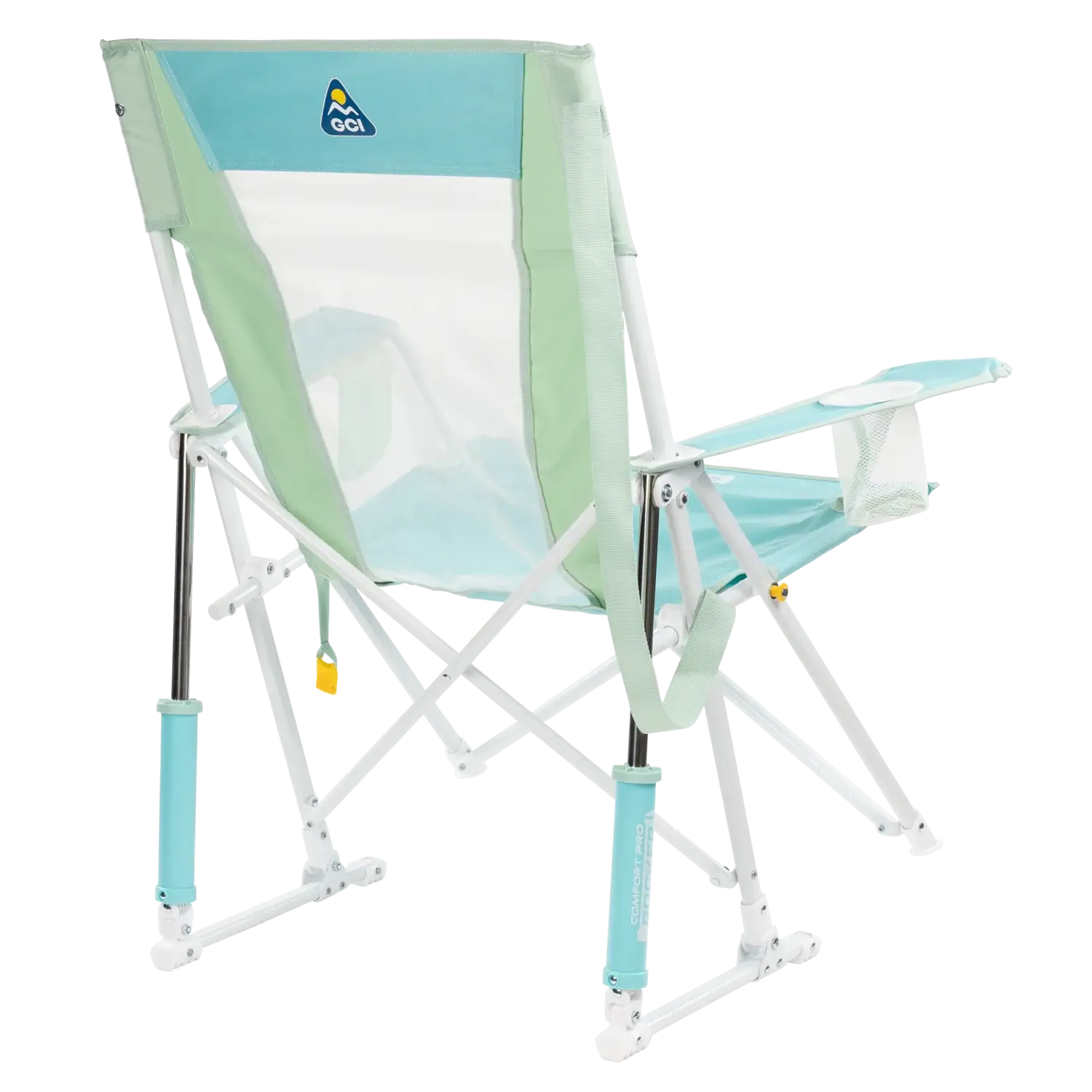 Heavy-Duty Freestyle Comfort Pro Rocker - Choice 375 - Heavy-Duty Kickback Rocker with Beverage Holder Detail