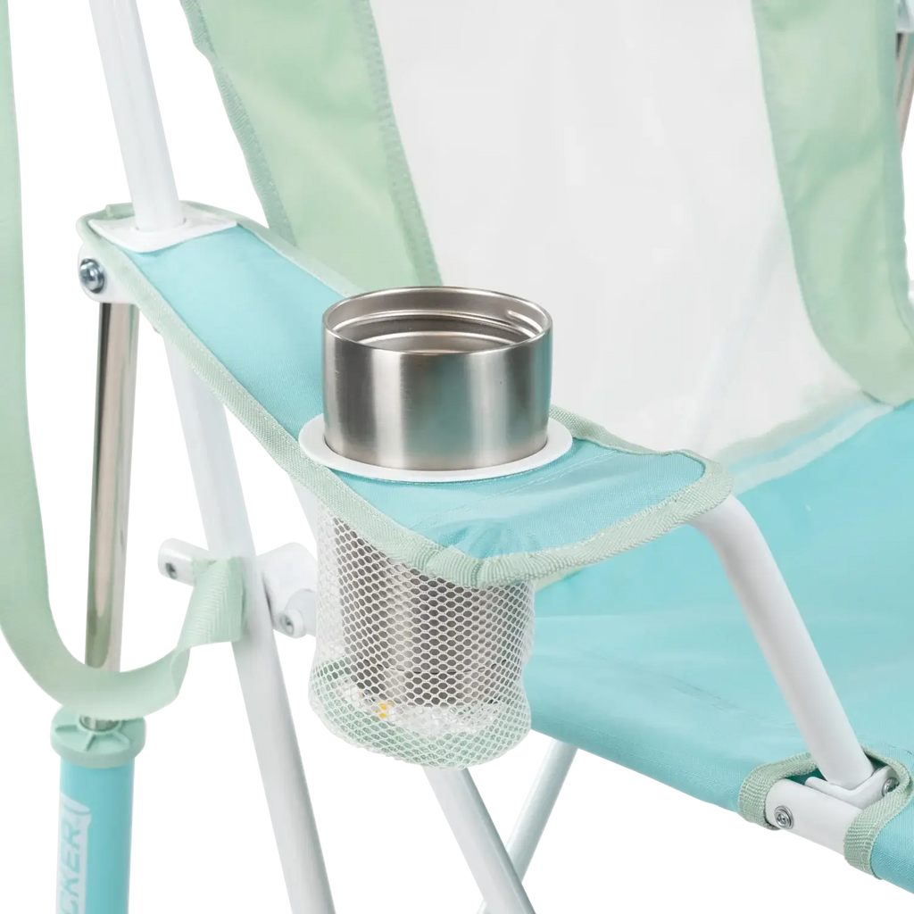 Heavy-Duty Freestyle Comfort Pro Rocker - Choice 375 - Heavy-Duty Kickback Rocker with Beverage Holder Detail