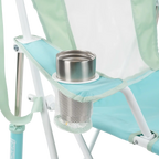 Heavy-Duty Freestyle Comfort Pro Rocker - Choice 375 - Heavy-Duty Kickback Rocker with Beverage Holder Detail