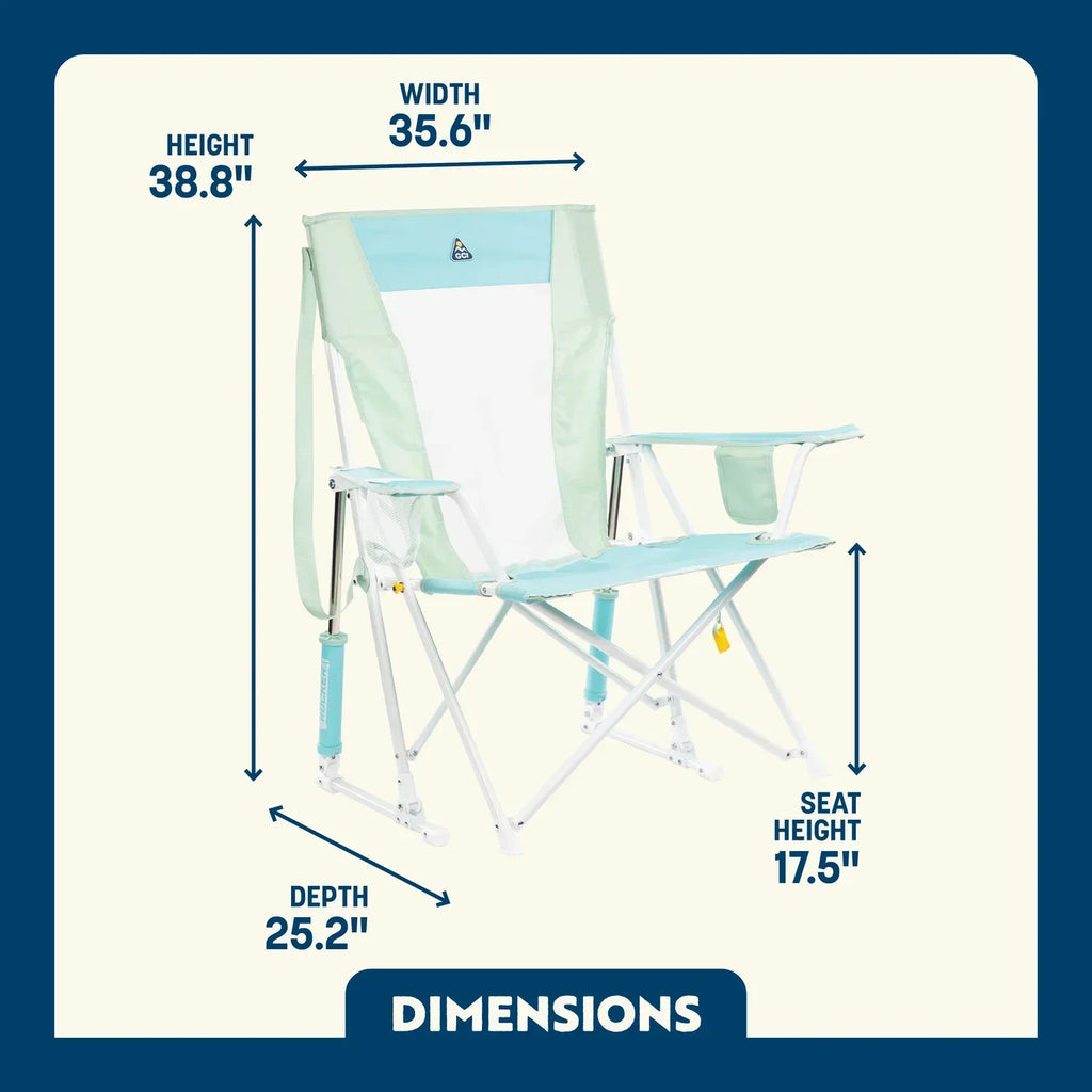 Heavy-Duty Freestyle Comfort Pro Rocker - Choice 375 - Heavy-Duty Kickback Rocker with Beverage Holder Detail