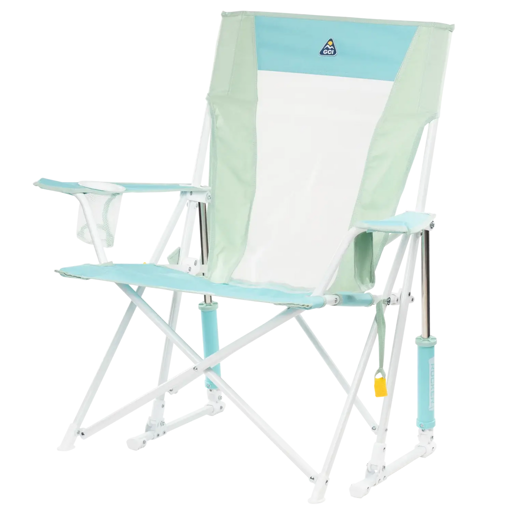 Heavy-Duty Freestyle Comfort Pro Rocker - Choice 375 - Heavy-Duty Kickback Rocker with Beverage Holder Detail