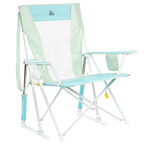 Heavy-Duty Freestyle Comfort Pro Rocker - Choice 375 - Heavy-Duty Kickback Rocker with Beverage Holder - Pastel Green