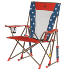 Heavy-Duty Freestyle Comfort Pro Rocker - USA Anniversary Deluxe - Choice 424 - Freestyle Rocker Portable Outdoor Folding Chair Detail