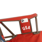 Heavy-Duty Freestyle Comfort Pro Rocker - USA Anniversary Deluxe - Choice 424 - Freestyle Rocker Portable Outdoor Folding Chair Detail