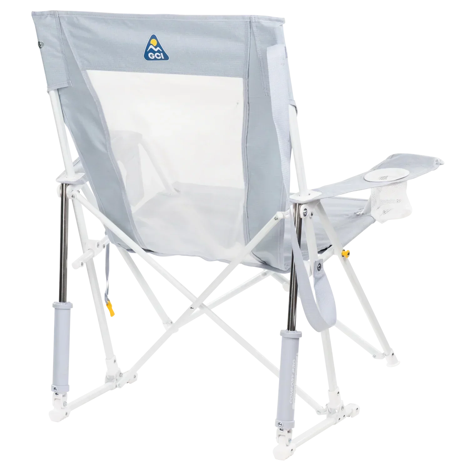 Smooth Motion Comfort Pro Rocker XL - Choice 107 - Patented Spring-Action Rocking Chair for Camping Detail