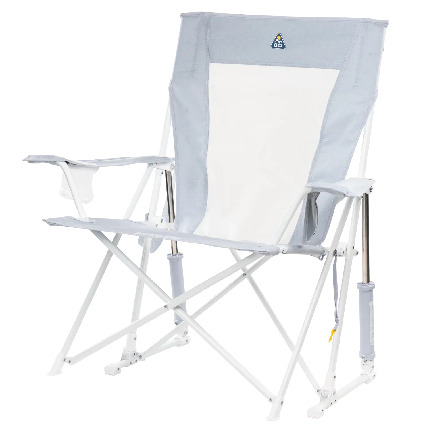 Smooth Motion Comfort Pro Rocker XL - Choice 107 - Patented Spring-Action Rocking Chair for Camping Detail