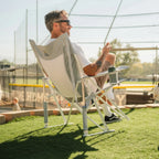 Smooth Motion Comfort Pro Rocker XL - Choice 107 - Patented Spring-Action Rocking Chair for Camping Detail