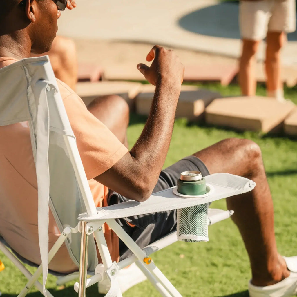 Smooth Motion Comfort Pro Rocker XL - Choice 107 - Patented Spring-Action Rocking Chair for Camping Detail