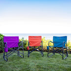 Premium All-Weather Freestyle Rocker - Pumpkin Spice - Choice 373 - Heavy-Duty Kickback Rocker with Beverage Holder Detail