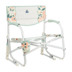 Luxury Camp Grab & Go Rocker - Choice 551 - Patented Spring-Action Rocking Chair for Camping - Floral Bouquet
