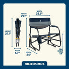 Luxury Camp Grab & Go Rocker - Choice 551 - Patented Spring-Action Rocking Chair for Camping Detail