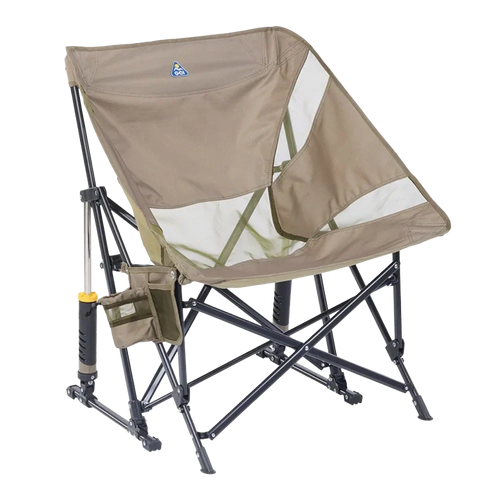 Heavy-Duty Freestyle Pod Rocker Elite - Choice 832 - Freestyle Rocker Portable Outdoor Folding Chair - Aged Fatigue