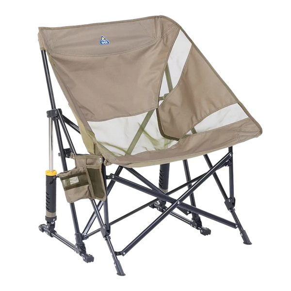 Heavy-Duty Freestyle Pod Rocker Elite - Choice 832 - Freestyle Rocker Portable Outdoor Folding Chair - Aged Fatigue