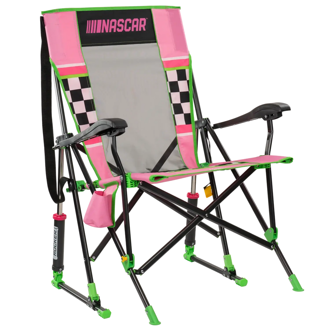 Heavy-Duty Freestyle RoadTrip Rocker - NASCAR For Her - Choice 560 - Patented Spring-Action Rocking Chair for Camping - Default Title