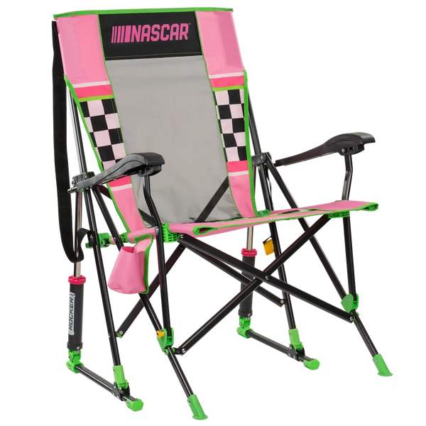 Heavy-Duty Freestyle RoadTrip Rocker - NASCAR For Her - Choice 560 - Patented Spring-Action Rocking Chair for Camping - Default Title