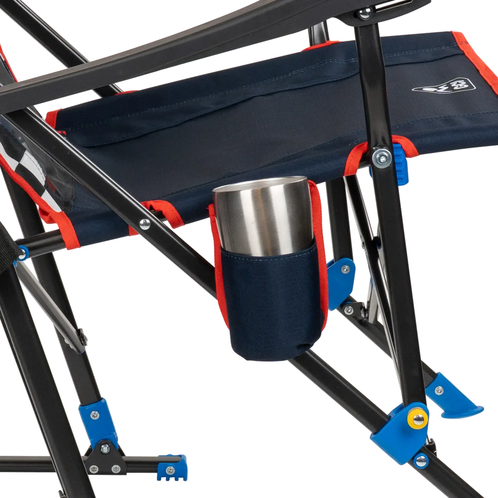 Patented Spring-Action RoadTrip Rocker - NASCAR For Him - Choice 453 - Freestyle Rocker Portable Outdoor Folding Chair Detail