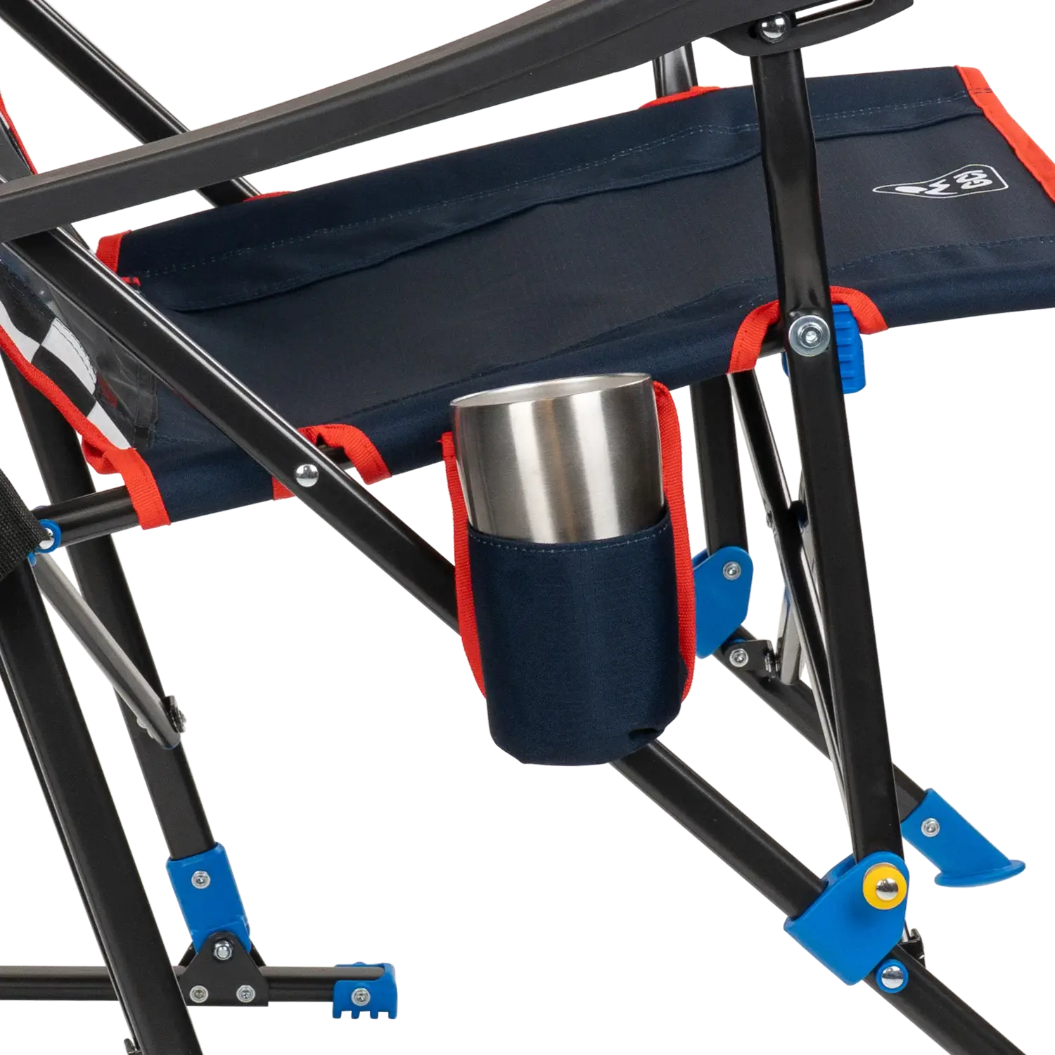 Patented Spring-Action RoadTrip Rocker - NASCAR For Him - Choice 453 - Freestyle Rocker Portable Outdoor Folding Chair Detail