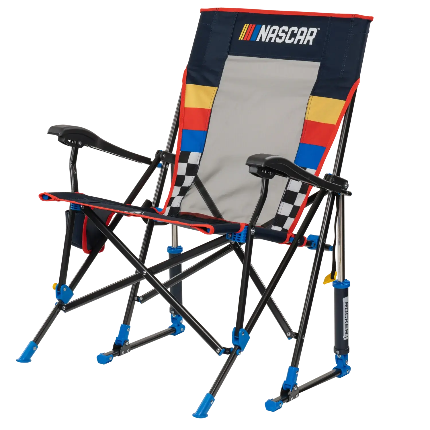 Patented Spring-Action RoadTrip Rocker - NASCAR For Him - Choice 453 - Freestyle Rocker Portable Outdoor Folding Chair Detail