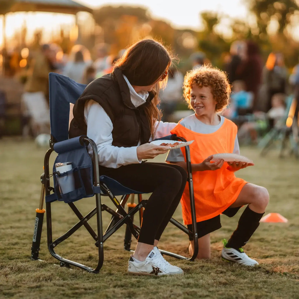 Patented Spring-Action Stowaway Rocker - Choice 794 - Patented Spring-Action Rocking Chair for Camping Detail