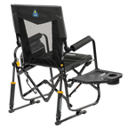 Luxury Camp Stowaway Rocker with Side Table - Choice 253 - Patented Spring-Action Rocking Chair for Camping Detail