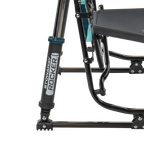 Luxury Camp Stowaway Rocker with Side Table - Choice 253 - Patented Spring-Action Rocking Chair for Camping Detail