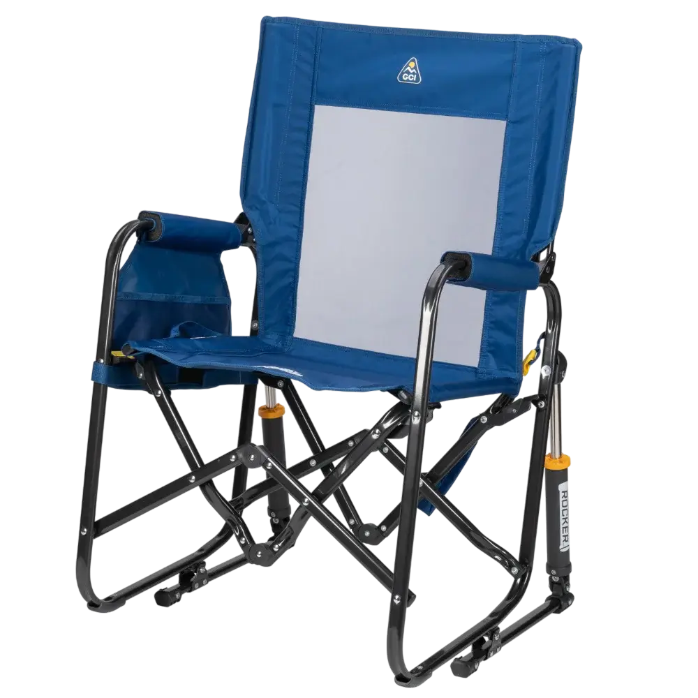 Patented Spring-Action Stowaway Rocker - Choice 794 - Patented Spring-Action Rocking Chair for Camping Detail